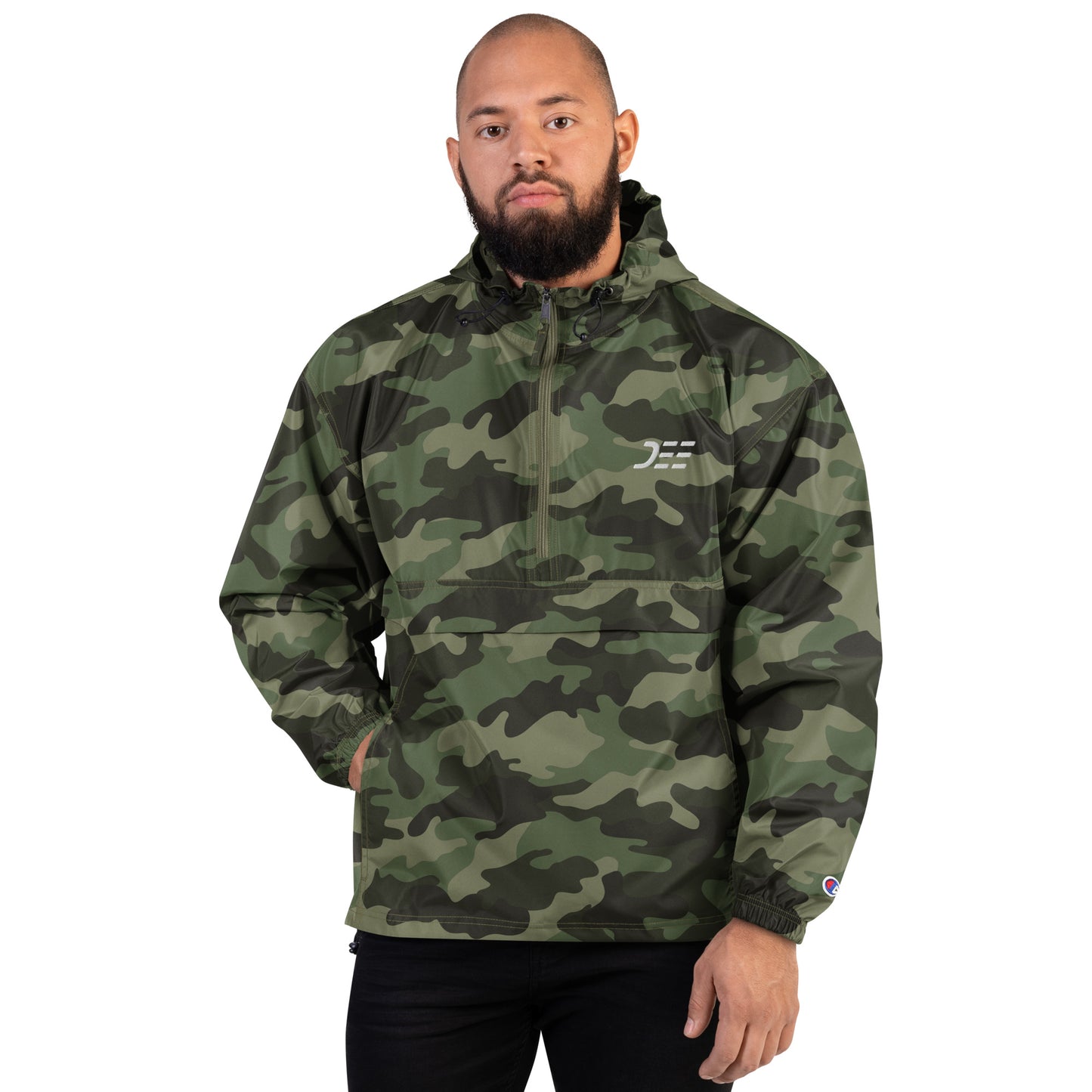 Men's Embroidered Champion X DEII - VAMEE Packable Jacket