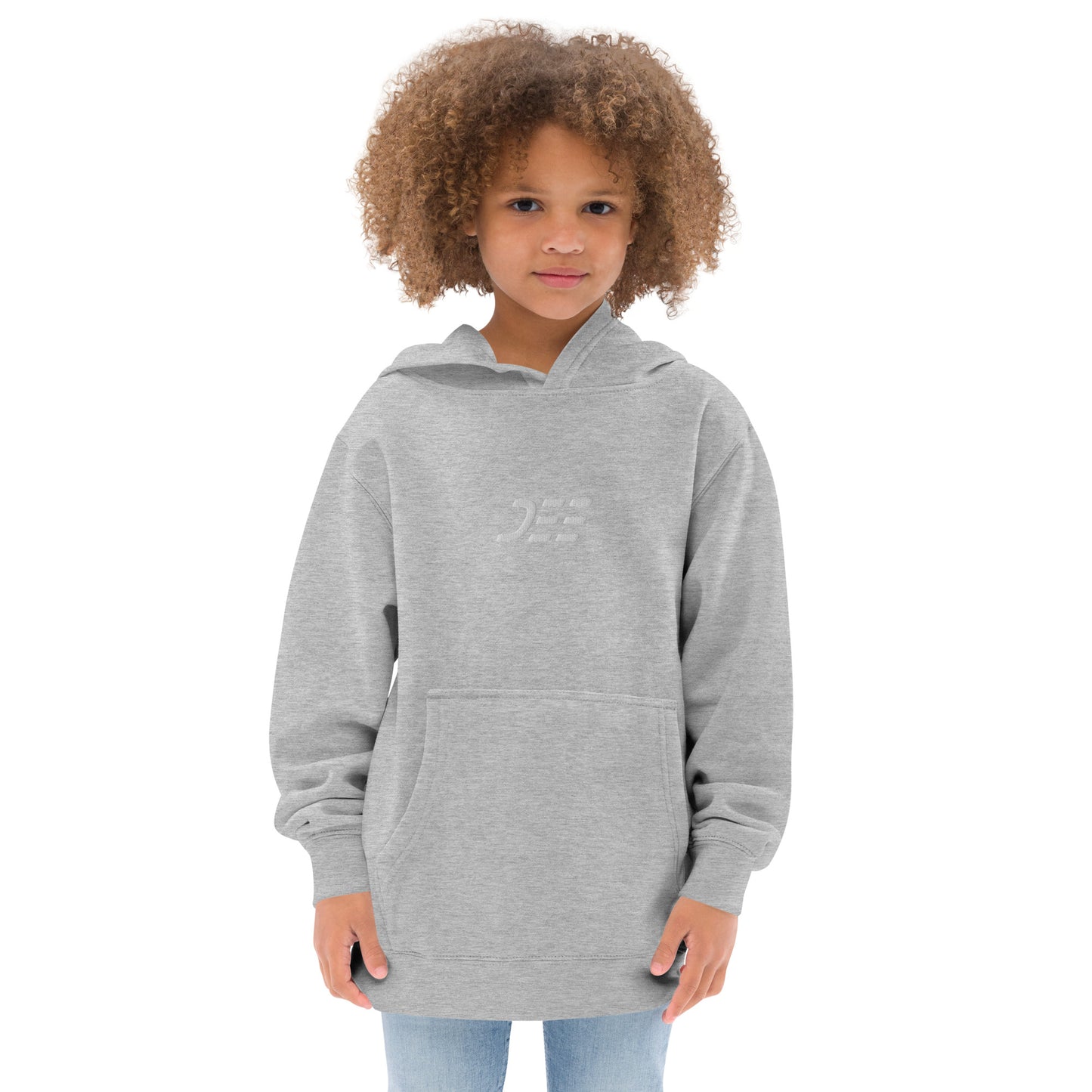 Kids Embroidered Fleece Hoodie