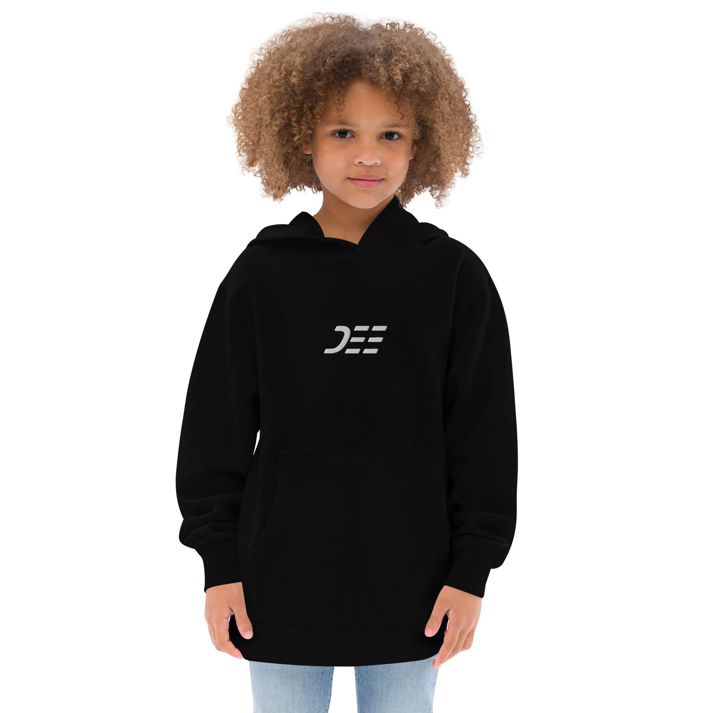 Kids Embroidered Fleece Hoodie