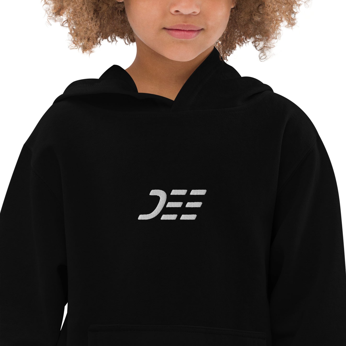 Kids Embroidered Fleece Hoodie