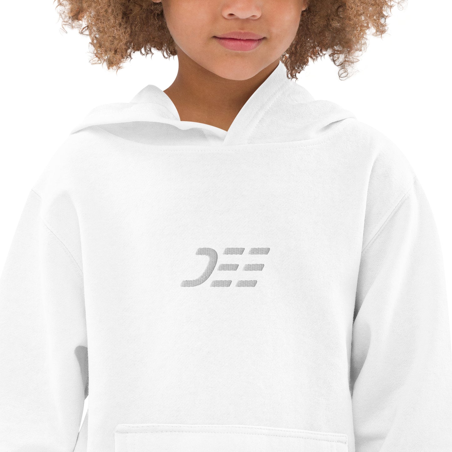 Kids Embroidered Fleece Hoodie