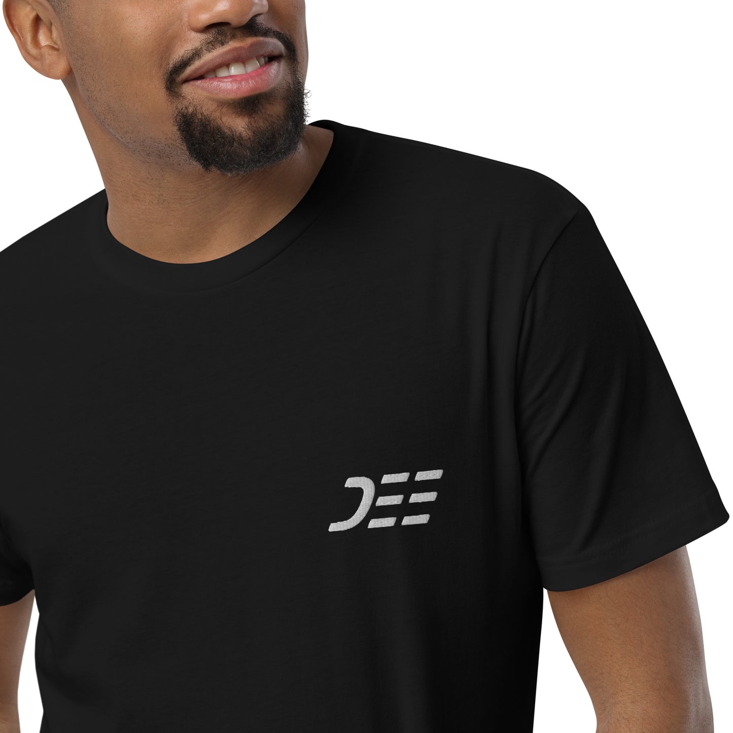 Men's Embroidered Fitted T-shirt