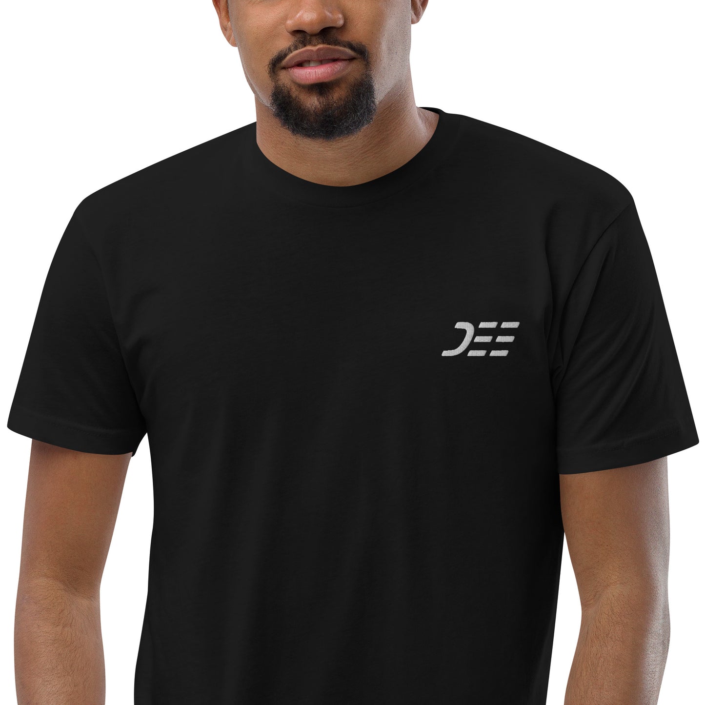 Men's Embroidered Fitted T-shirt