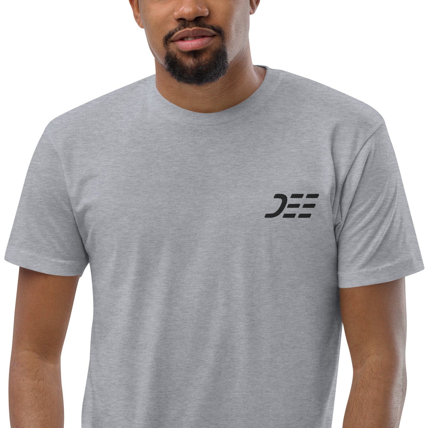 Men's Embroidered Fitted T-shirt