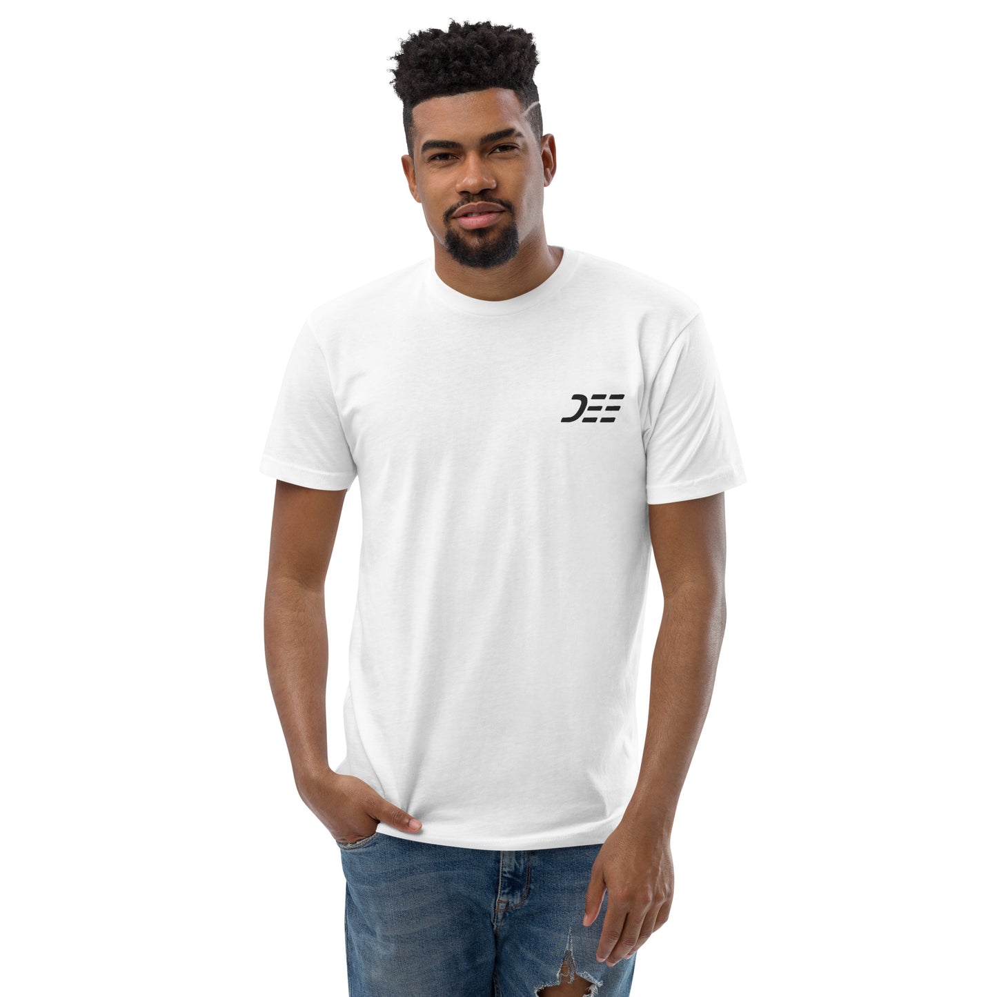 Men's Embroidered Fitted T-shirt