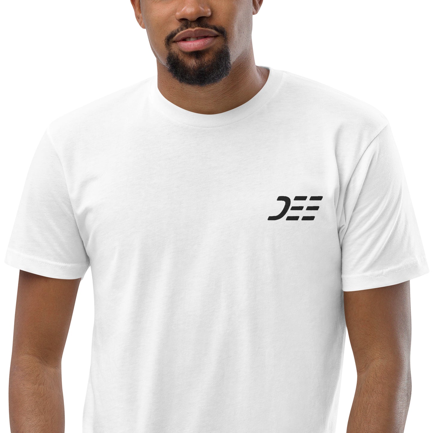 Men's Embroidered Fitted T-shirt