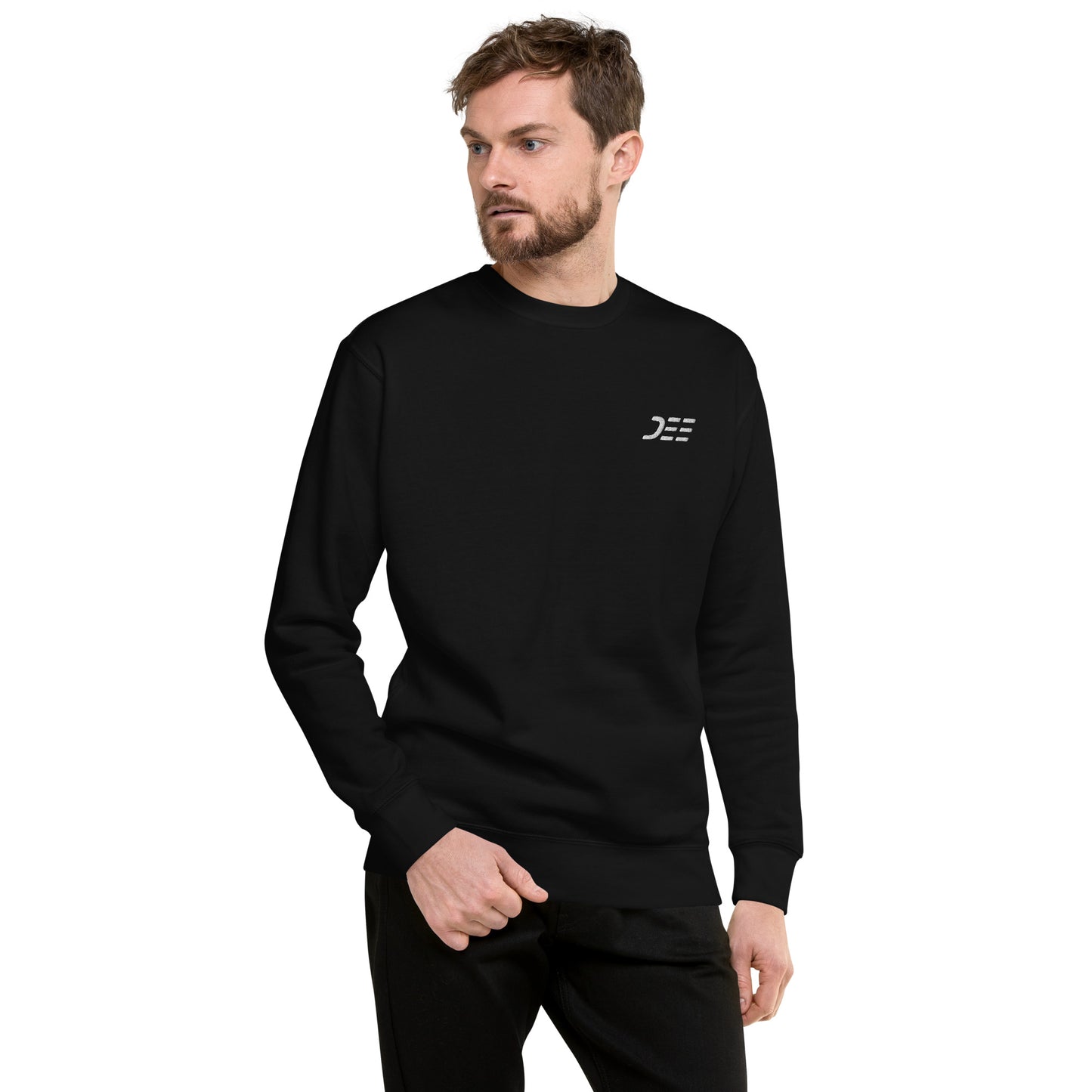 Men's Embroidered Premium Tracksuit Sweatshirt