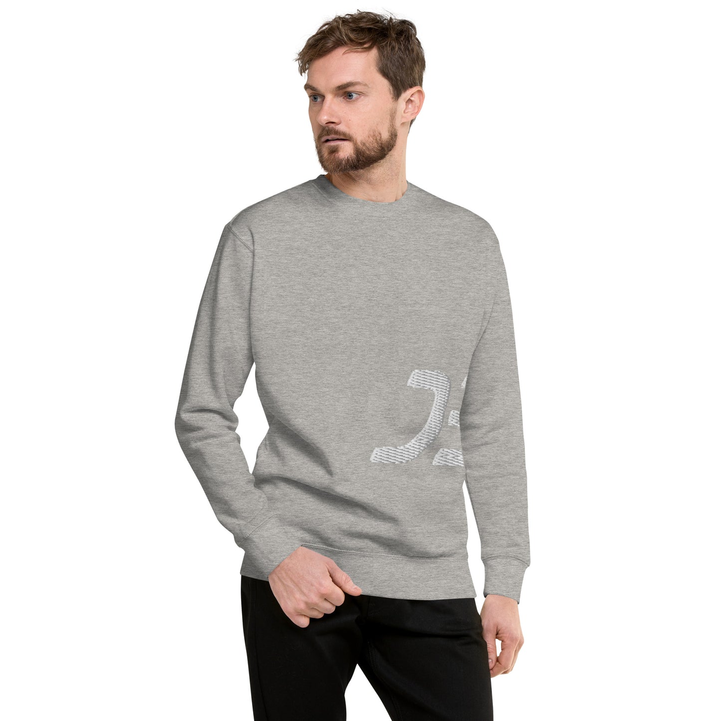 Men's Embroidered Premium Tracksuit Sweatshirt