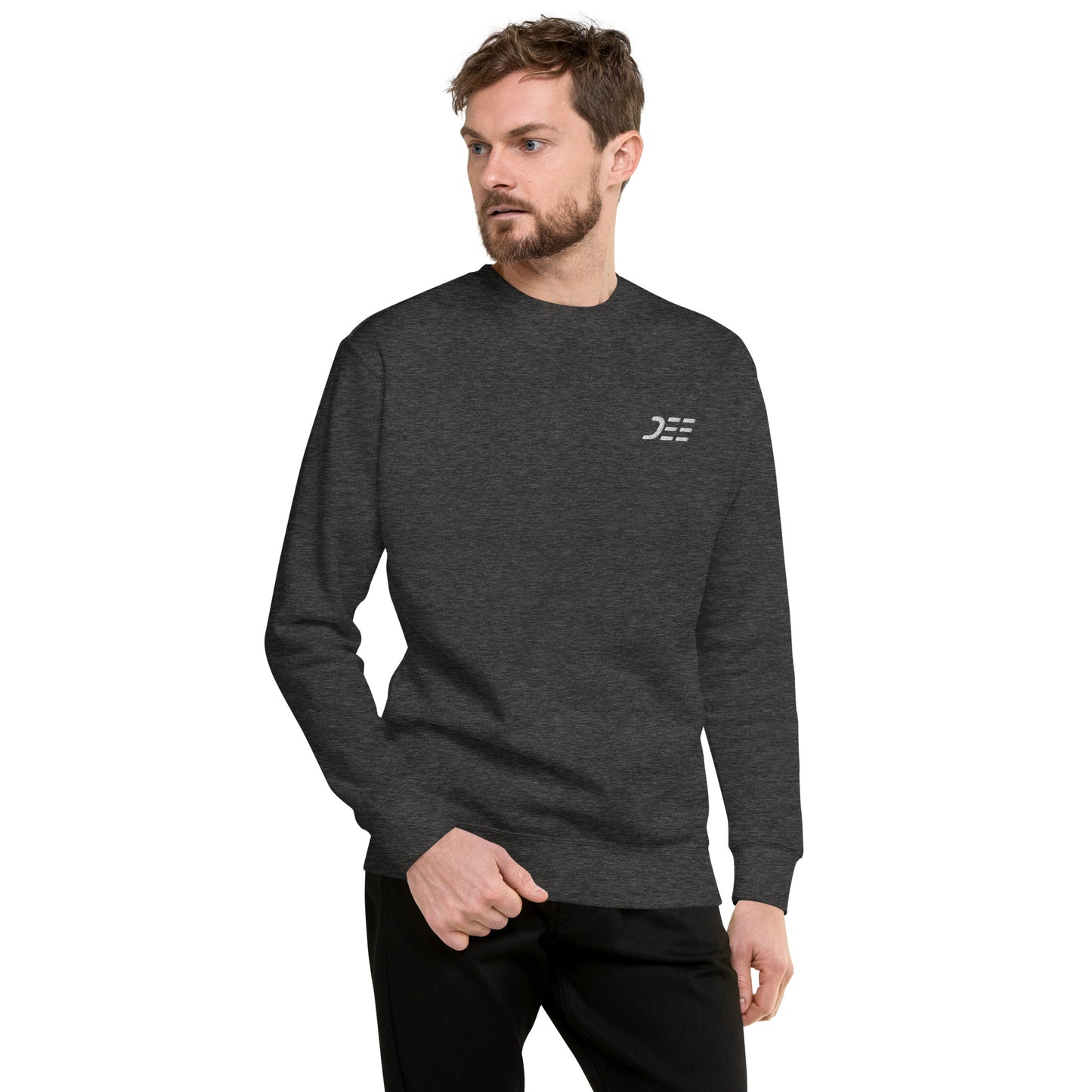 Men's Embroidered Premium Tracksuit Sweatshirt